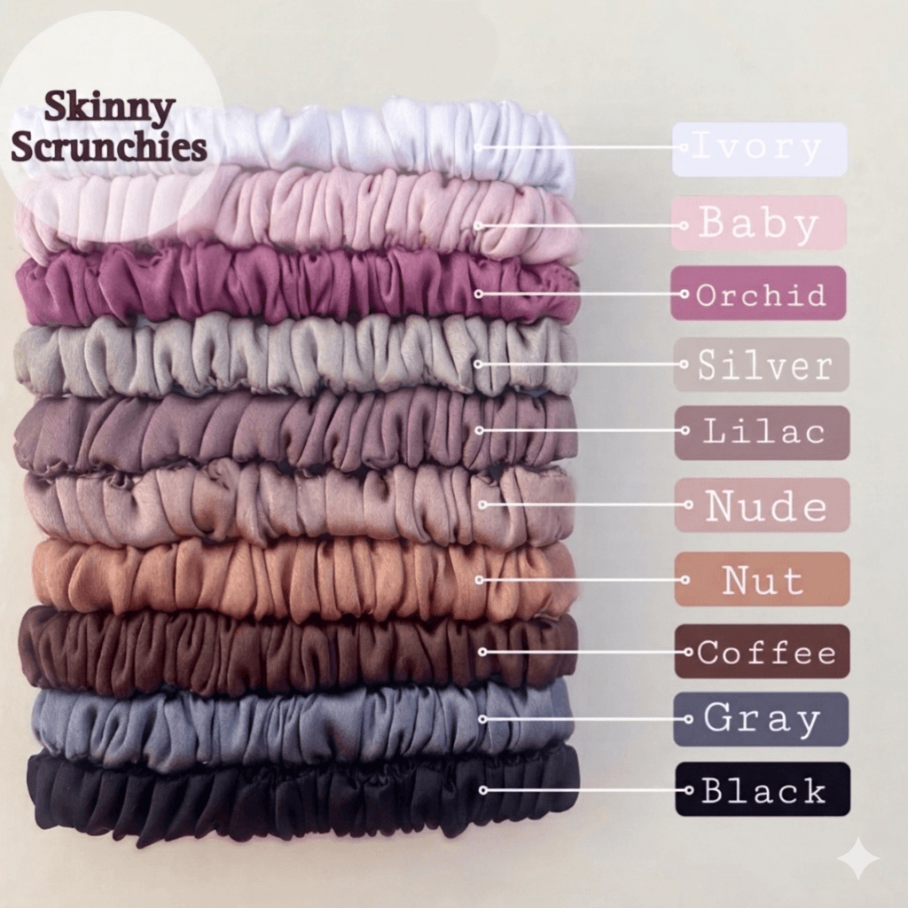 Skinny scrunchies- PASTEL - Image 1