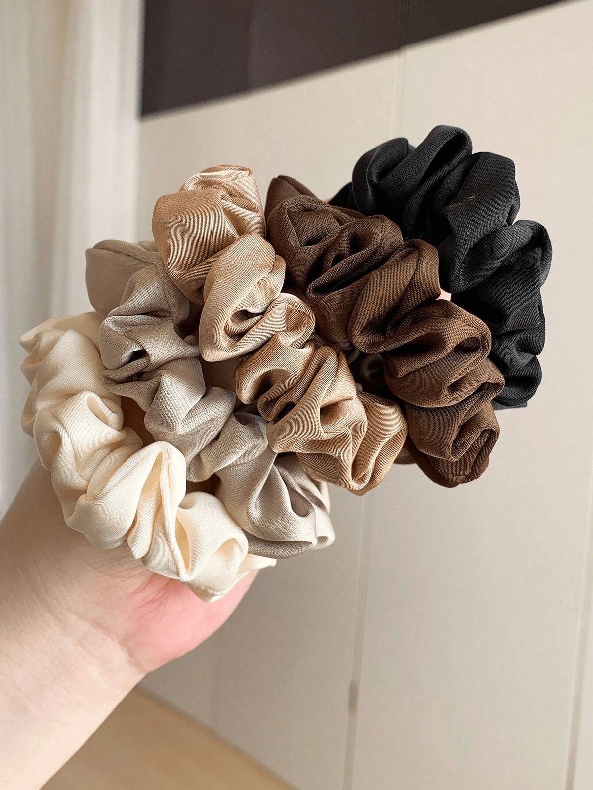 Satin scrunchies- NUDES - Image 1