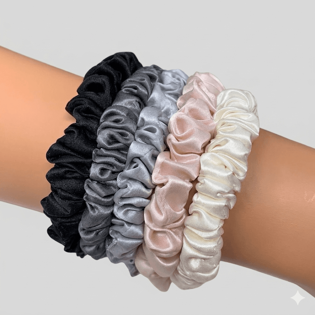 Skinny scrunchies-PASTEL DREAM STACK - Image 1