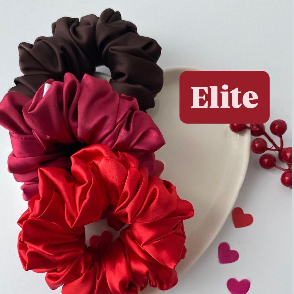 Satin scrunchies-SET OF 3 - Thumbnail 3